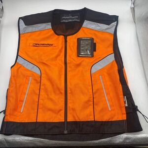 Fieldsheer High Visibility Phoslite Motorcycle Safety Vest XL-3XL Orange Reflect